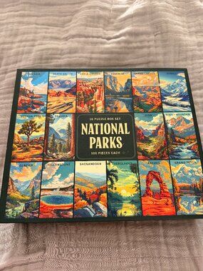NIB - National Parks 16 Puzzle Box Set